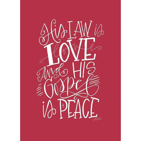 As I Love You Black Modern Wood Framed Art Print by Wieners, Valerie