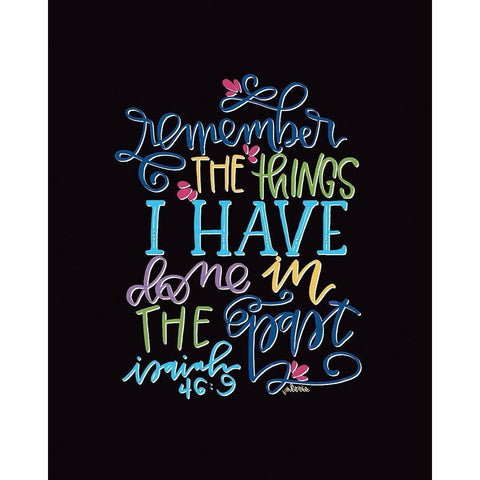 Remember the Things White Modern Wood Framed Art Print by Wieners, Valerie