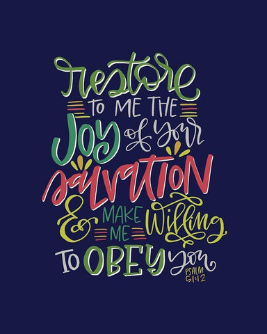 Restore to Me White Modern Wood Framed Art Print with Double Matting by Wieners, Valerie