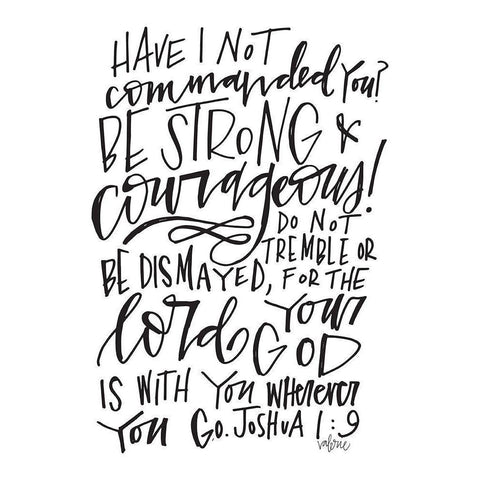 Be Strong - White White Modern Wood Framed Art Print by Wieners, Valerie