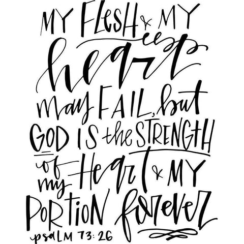 Strength of My Heart Black Modern Wood Framed Art Print by Wieners, Valerie