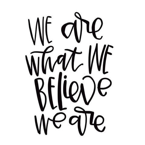 We Are Black Modern Wood Framed Art Print by Wieners, Valerie