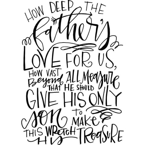 How Deep Black Modern Wood Framed Art Print by Wieners, Valerie