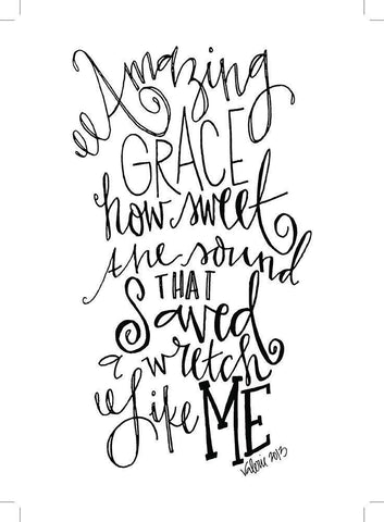 How Sweet Black Ornate Wood Framed Art Print with Double Matting by Wieners, Valerie