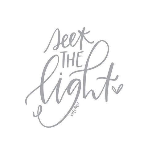 Seek the Light Black Modern Wood Framed Art Print by Wieners, Valerie