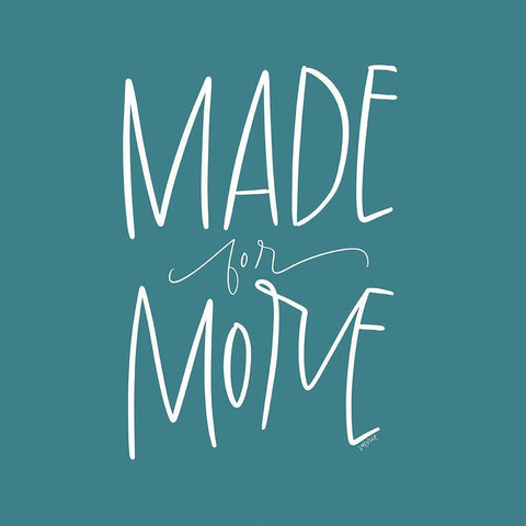 Made for More White Modern Wood Framed Art Print with Double Matting by Wieners, Valerie