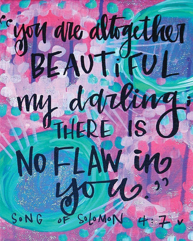 You Are Altogether White Modern Wood Framed Art Print with Double Matting by Wieners, Valerie