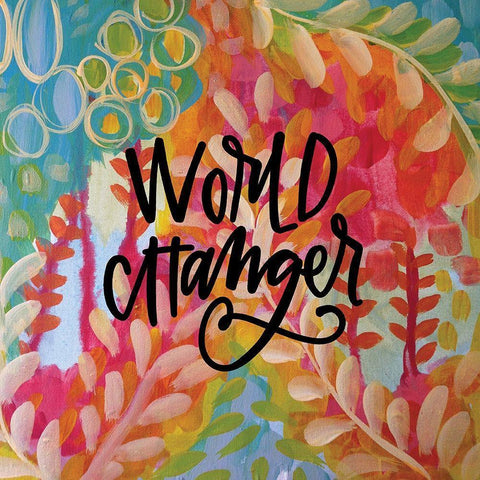 Changer Black Modern Wood Framed Art Print by Wieners, Valerie