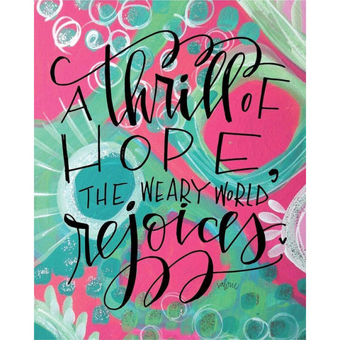 Thrill-eisley  White Modern Wood Framed Art Print by Wieners, Valerie