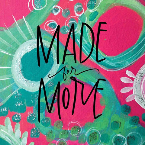 Made White Modern Wood Framed Art Print by Wieners, Valerie