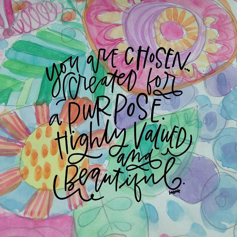 Created For Black Modern Wood Framed Art Print with Double Matting by Wieners, Valerie