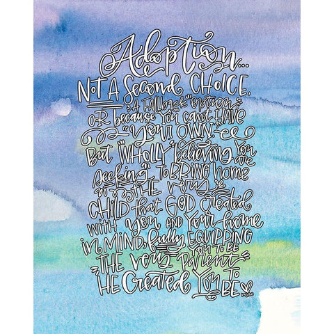 Adoption III White Modern Wood Framed Art Print by Wieners, Valerie