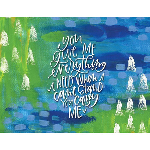 You Give Me Gold Ornate Wood Framed Art Print with Double Matting by Wieners, Valerie