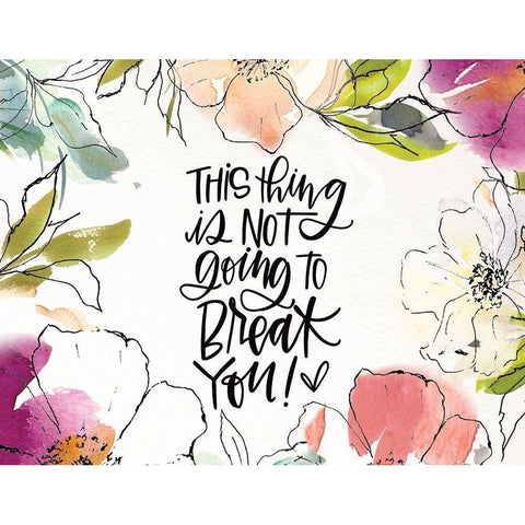 This Thing Black Modern Wood Framed Art Print with Double Matting by Wieners, Valerie