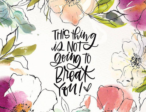 This Thing White Modern Wood Framed Art Print with Double Matting by Wieners, Valerie