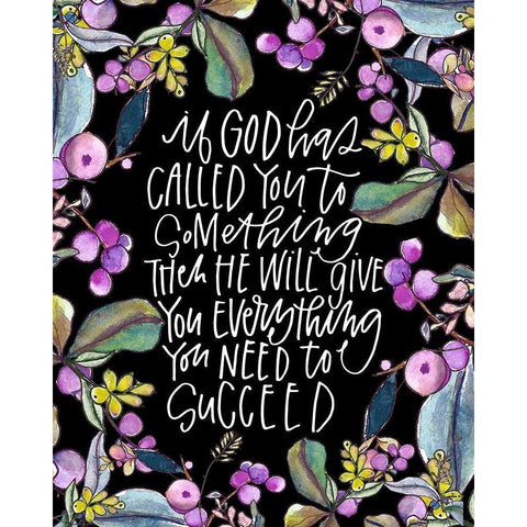 If God Has Gold Ornate Wood Framed Art Print with Double Matting by Wieners, Valerie