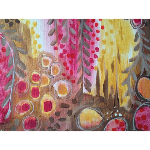 Calm Black Modern Wood Framed Art Print with Double Matting by Wieners, Valerie