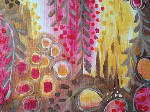 Calm Black Ornate Wood Framed Art Print with Double Matting by Wieners, Valerie