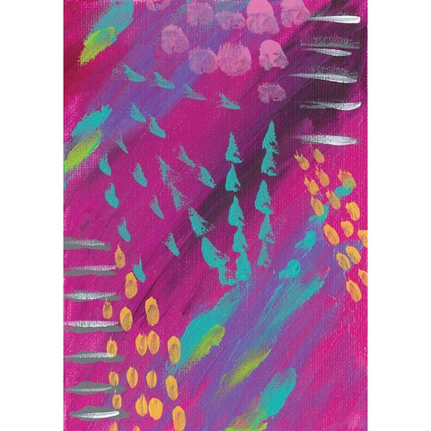 Abstract II Gold Ornate Wood Framed Art Print with Double Matting by Wieners, Valerie