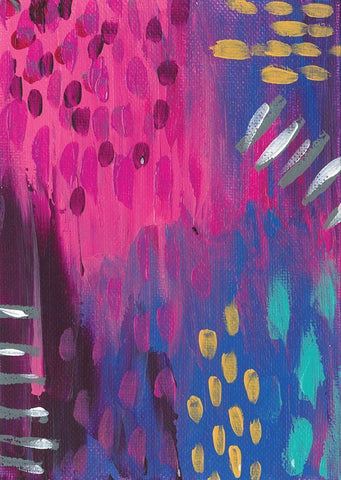 Abstract III White Modern Wood Framed Art Print with Double Matting by Wieners, Valerie