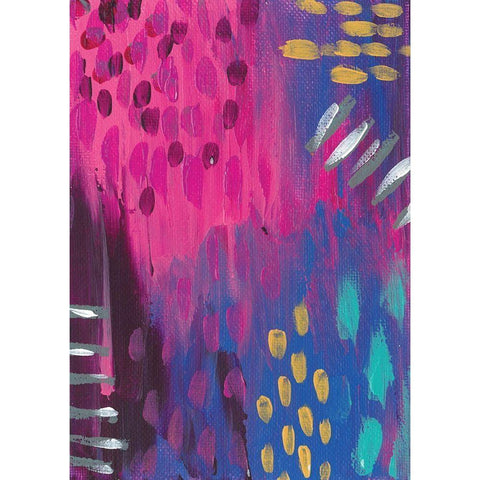 Abstract III Black Modern Wood Framed Art Print by Wieners, Valerie