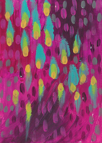 Abstract IV Black Ornate Wood Framed Art Print with Double Matting by Wieners, Valerie