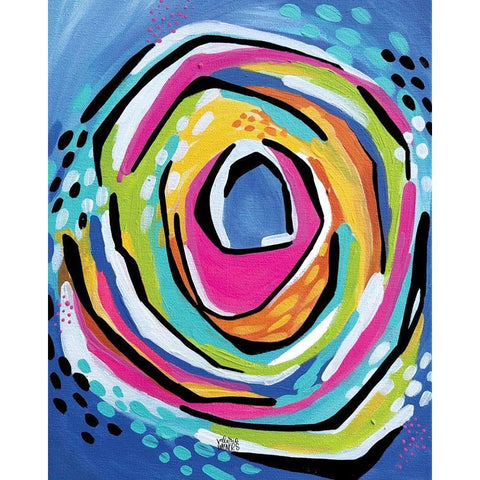 Abstract III White Modern Wood Framed Art Print by Wieners, Valerie