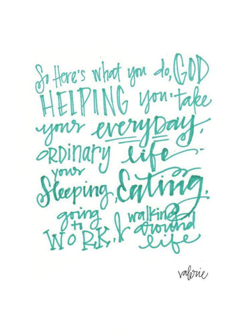 Heres What White Modern Wood Framed Art Print with Double Matting by Wieners, Valerie