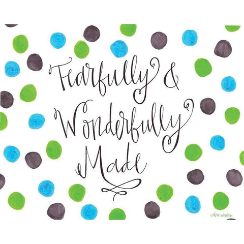 Fearfully II White Modern Wood Framed Art Print by Wieners, Valerie