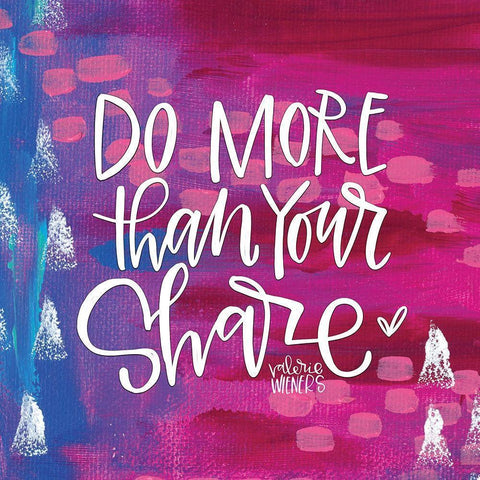 Do More Black Modern Wood Framed Art Print by Wieners, Valerie