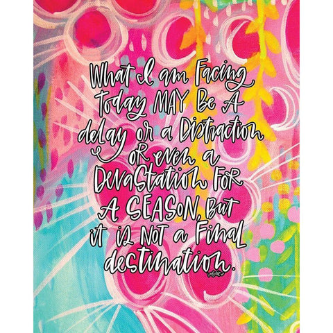 Facing Today Black Modern Wood Framed Art Print with Double Matting by Wieners, Valerie