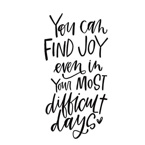 Find Joy Black Modern Wood Framed Art Print by Wieners, Valerie