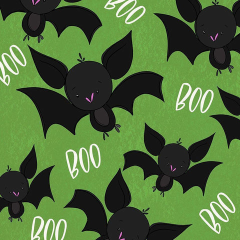 Boo Black Modern Wood Framed Art Print by Wieners, Valerie