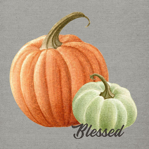 Blessed White Modern Wood Framed Art Print with Double Matting by Wieners, Valerie