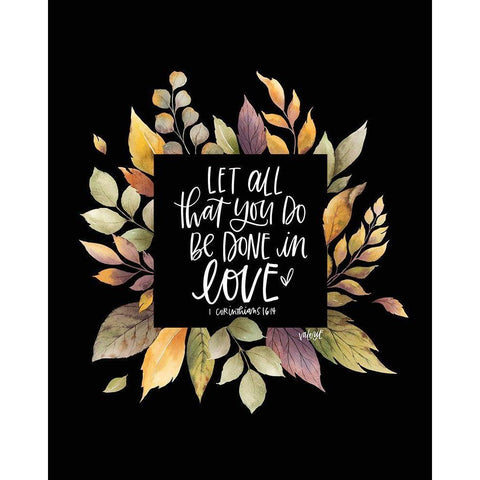 All That You Do Black Modern Wood Framed Art Print with Double Matting by Wieners, Valerie