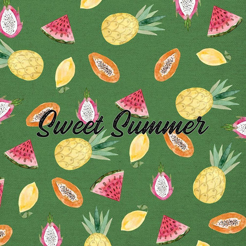 Sweet Summer II Black Modern Wood Framed Art Print by Wieners, Valerie