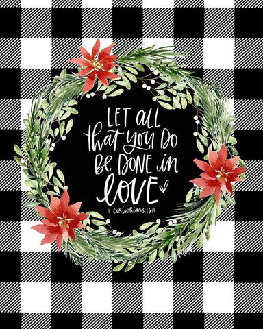 Let All You Do Black Ornate Wood Framed Art Print with Double Matting by Wieners, Valerie