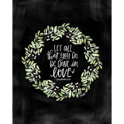 Let All You Do Gold Ornate Wood Framed Art Print with Double Matting by Wieners, Valerie