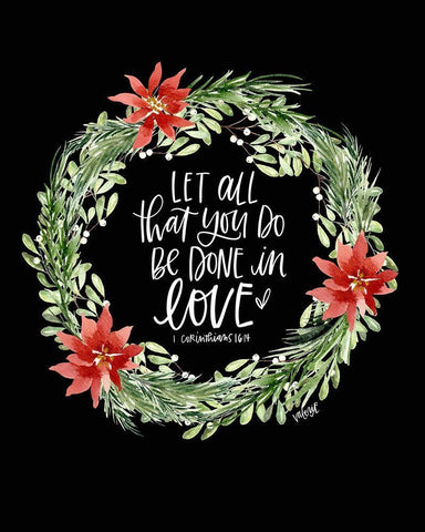 Let All You Do Black Ornate Wood Framed Art Print with Double Matting by Wieners, Valerie