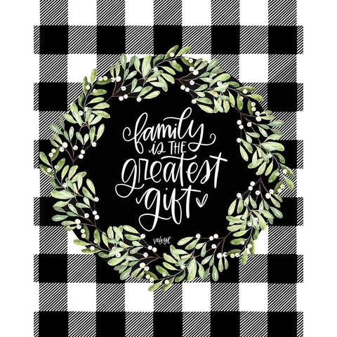 Family  White Modern Wood Framed Art Print by Wieners, Valerie