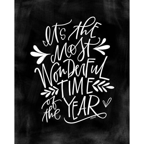 Wonderful Time Black Modern Wood Framed Art Print by Wieners, Valerie