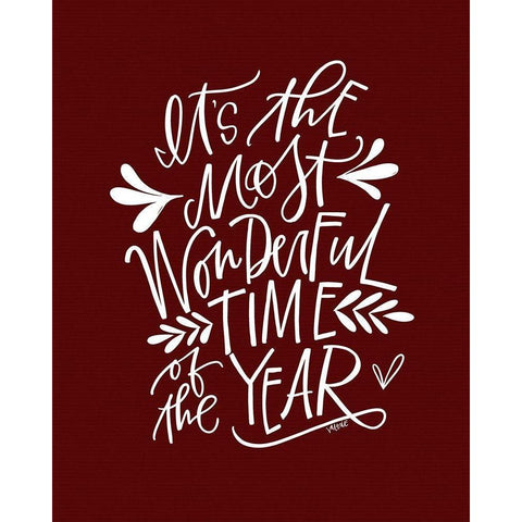 Wonderful Time White Modern Wood Framed Art Print by Wieners, Valerie