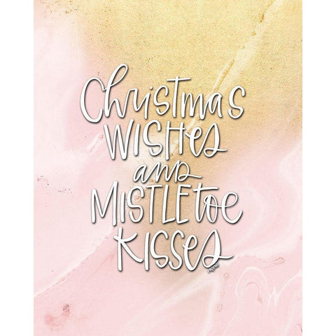 Mistletoe III Black Modern Wood Framed Art Print by Wieners, Valerie