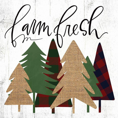 Farm Fresh Black Modern Wood Framed Art Print by Wieners, Valerie