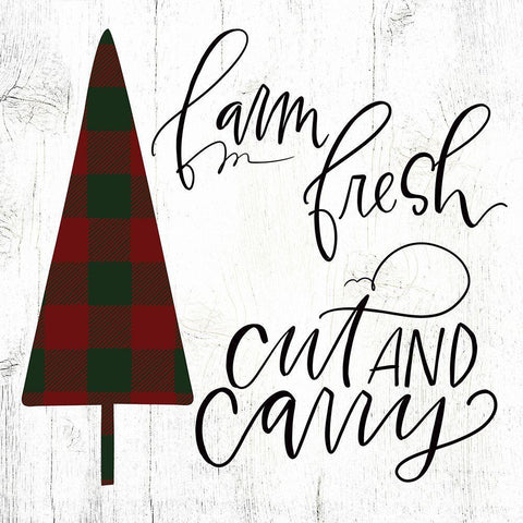 Cut and Carry White Modern Wood Framed Art Print with Double Matting by Wieners, Valerie