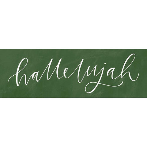 Hallelujah Gold Ornate Wood Framed Art Print with Double Matting by Wieners, Valerie