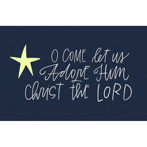 Come Adore Black Modern Wood Framed Art Print by Wieners, Valerie