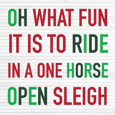 Oh What Fun White Modern Wood Framed Art Print by Wieners, Valerie