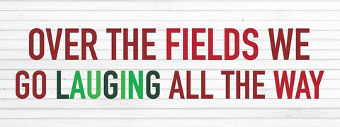 Laughing White Modern Wood Framed Art Print with Double Matting by Wieners, Valerie