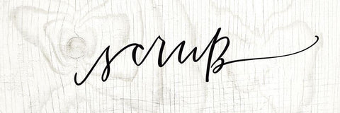 Scrub White Modern Wood Framed Art Print with Double Matting by Wieners, Valerie